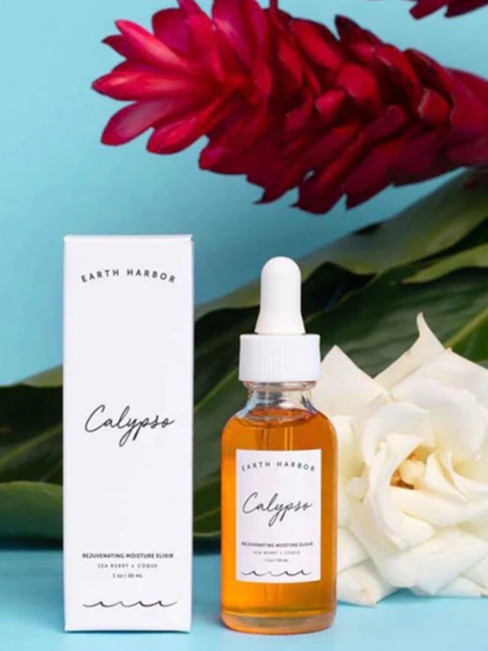 Earth Harbor CALYPSO Antioxidant Glow Facial Oil, 1 oz / 30 mL NIB